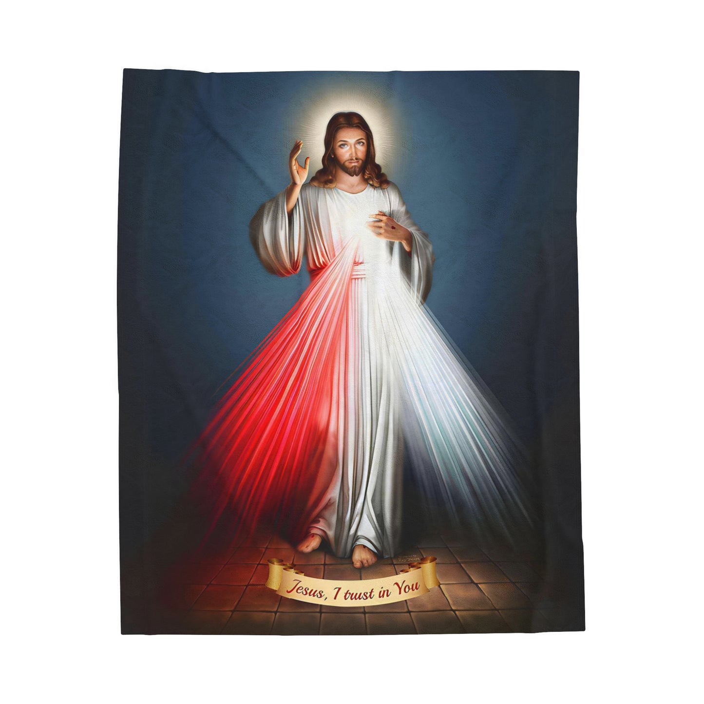 Divine Mercy Plush Blanket