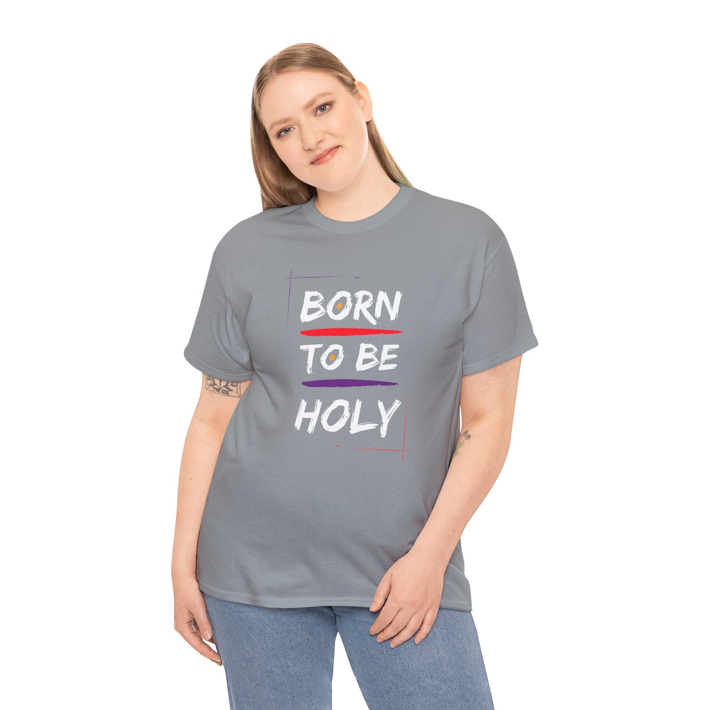 Born to be Holy Christian Tee, Catholic Tee,  Religious T-shirt, Evangelist Tee