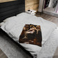 The Pieta Plush Blanket by William Bouguereau