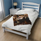 The Pieta Plush Blanket by William Bouguereau