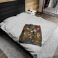 Saint Stanislaus Plush Blanket, Polish Catholic Gift