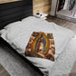 Virgen de Guadalupe Plush Blanket, Catholic Velveteen