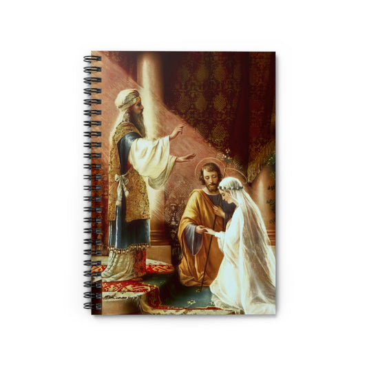 Marriage of Mary and Joseph Catholic Wedding Notebook Gift, Adoration Journal