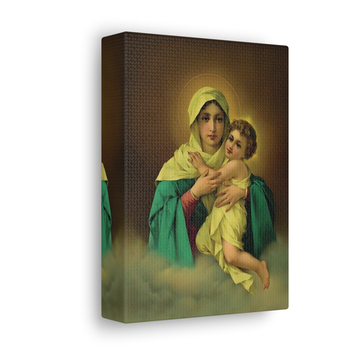 Mary Thrice Admirable Schoestatt Catholic Canvas Print, Prayer Altar Decor