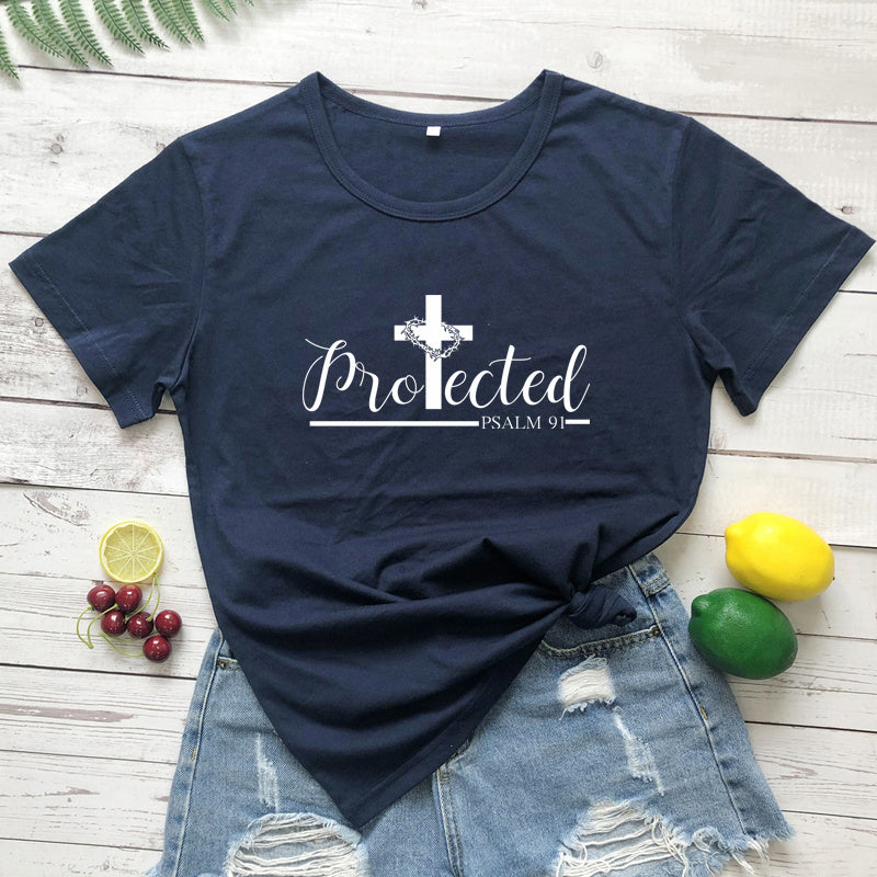 Protected by Jesus Women's Tee