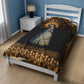 Our Lady of Solitude Plush Blanket, Catholic Velveteen
