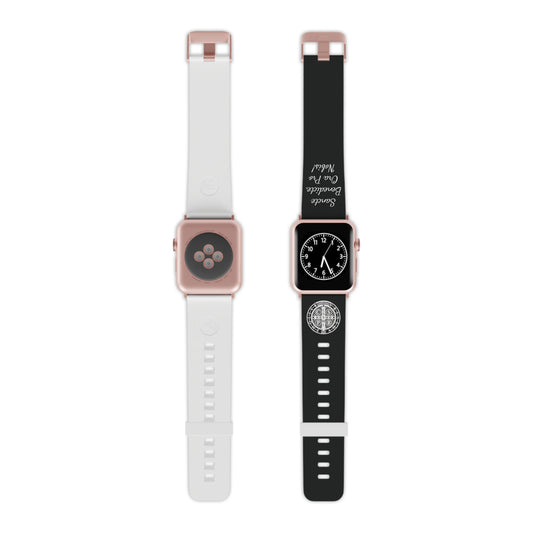 Saint Benedict Medal Apple Watch Band - Catholic Devotion, Catholic fitness gear, Gift for Catholic husband and wife