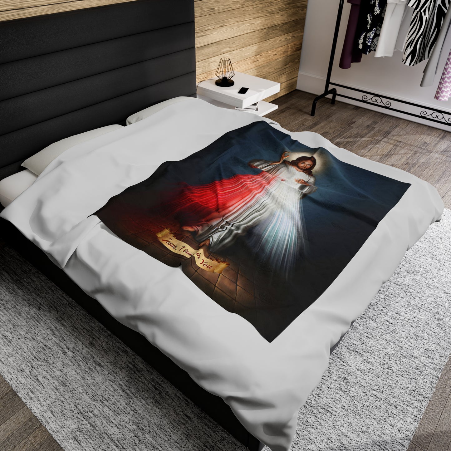 Divine Mercy Plush Blanket