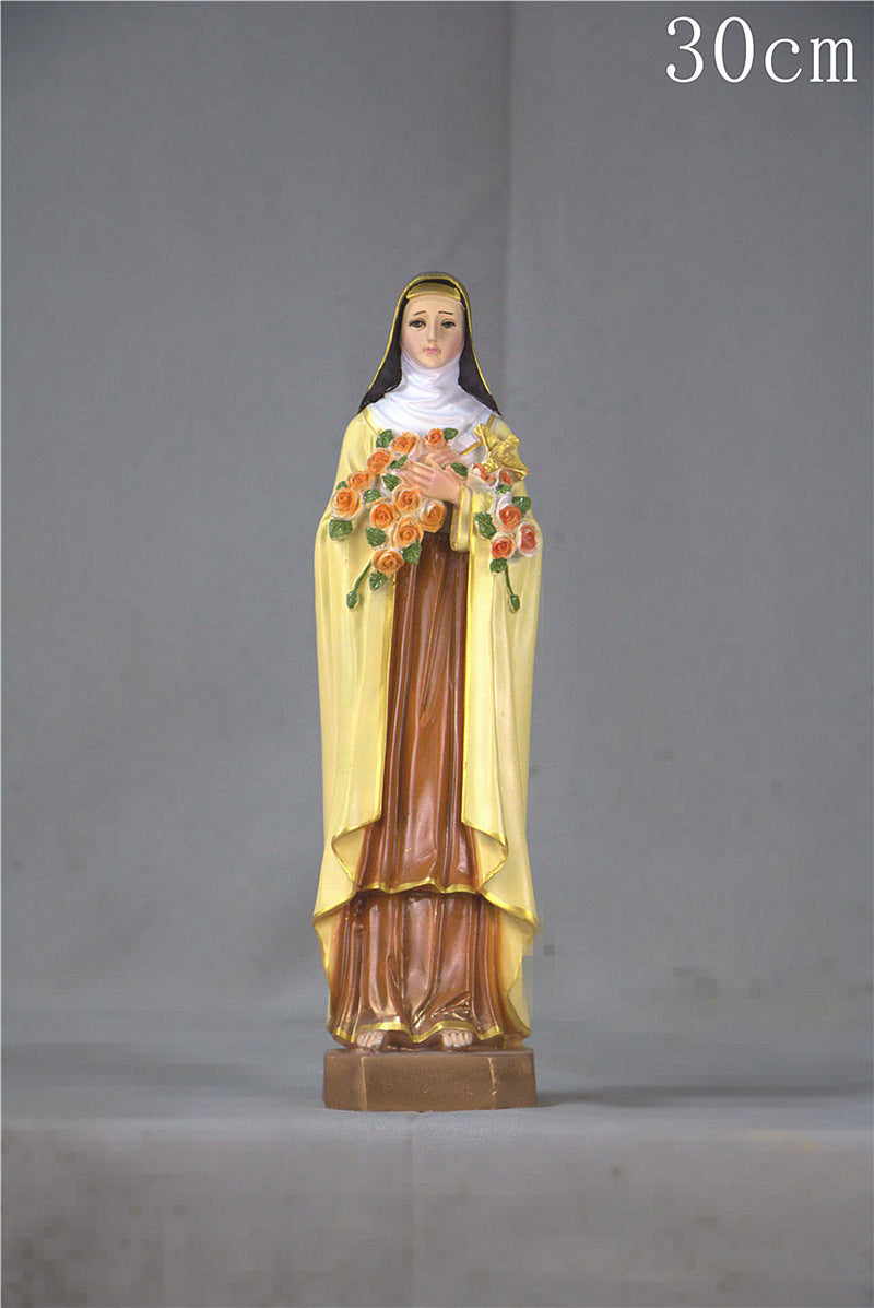 Catholic Statue of Jesus, Mary, Sacred Heart