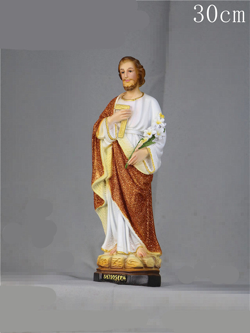 Catholic Statue of Jesus, Mary, Sacred Heart