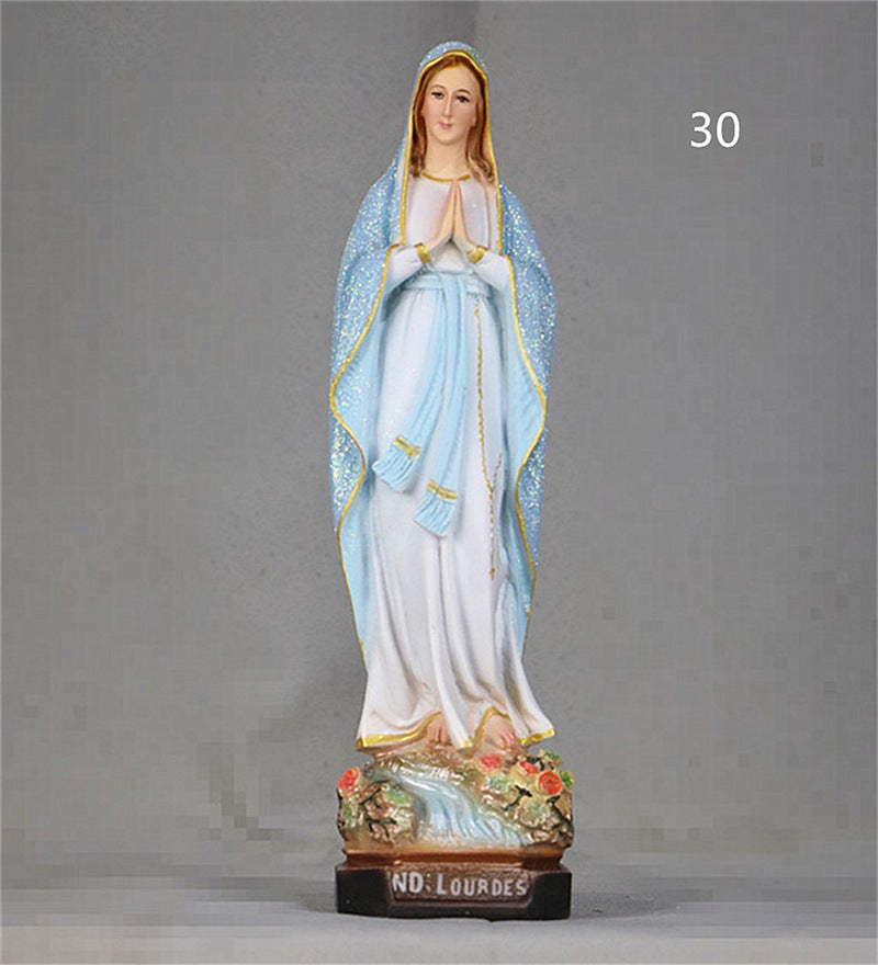 Catholic Statue of Jesus, Mary, Sacred Heart