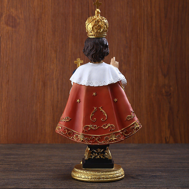 Infant of Prague Child Jesus 11" Resin Statue