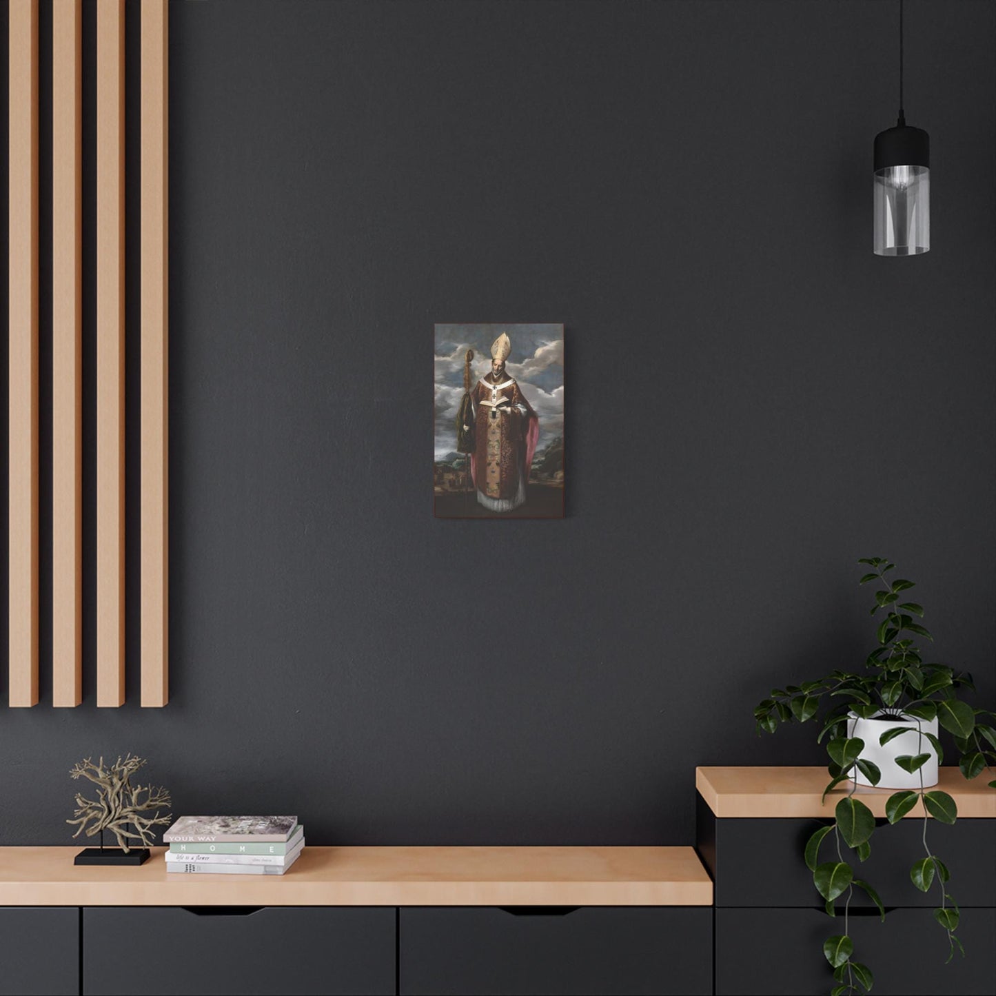 Saint Gregory Nazianzen Portrait Canvas, Confirmation Gift