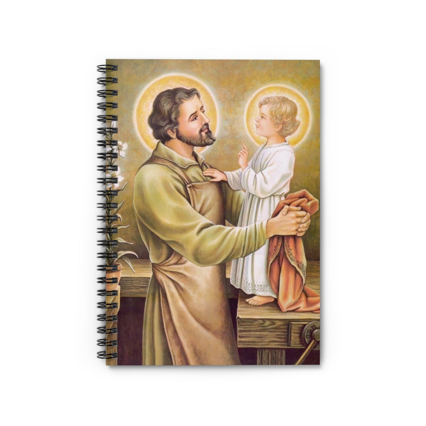 Saint Joseph the Worker Confirmation Notebook Gift, Adoration Journal for Father's Day