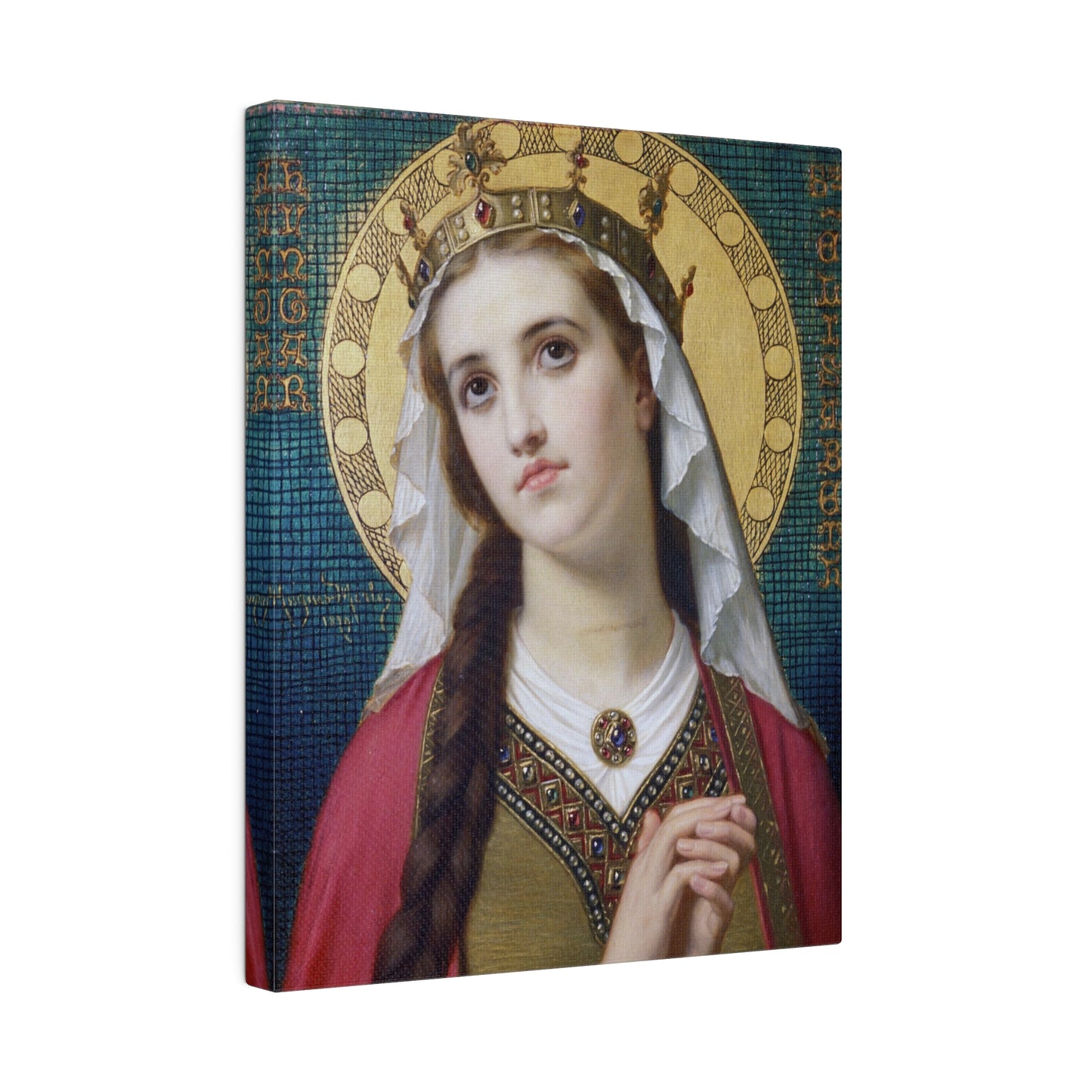 St Elizabeth Catholic Canvas, November Saint Confirmation Gift, Catholic Art, Traditional Catholic Christmas Gift