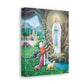 Our Lady of Lourdes Canvas – Marian Wall Art