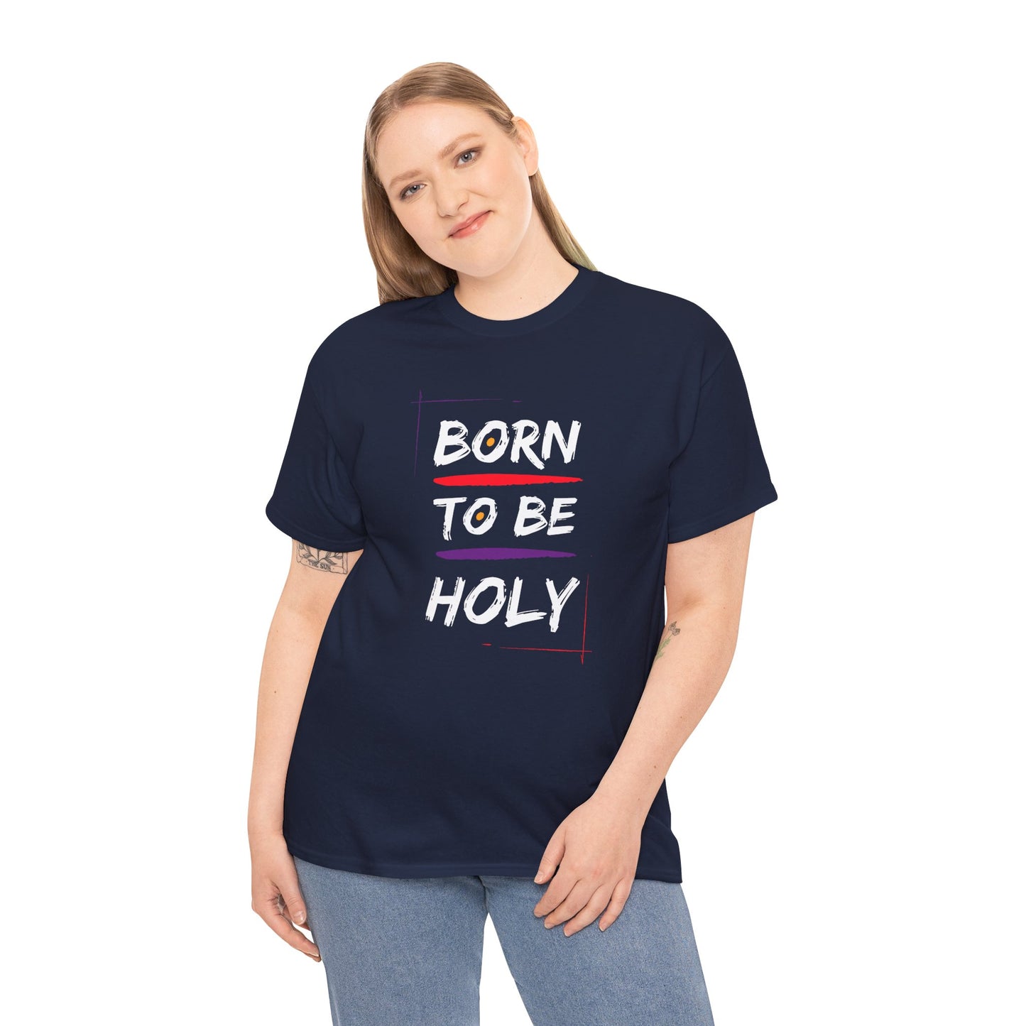 Born to be Holy Christian Tee, Catholic Tee,  Religious T-shirt, Evangelist Tee