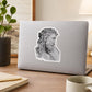 Shoulder the Cross Sticker, Catholic Sacred Art by Ars Deo
