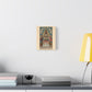 Eucharistic Adoration Canvas Print, Catholic Monstrance Prayer Altar Art
