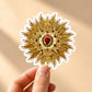 Sacred Heart of Jesus Sticker – Catholic Car Decal & Water Bottle Sticker