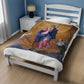 Immaculate Conception Plush Blanket, Catholic Fuzzy Throw