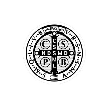 Saint Benedict Decal