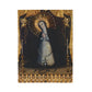 Our Lady of Solitude Plush Blanket, Catholic Velveteen