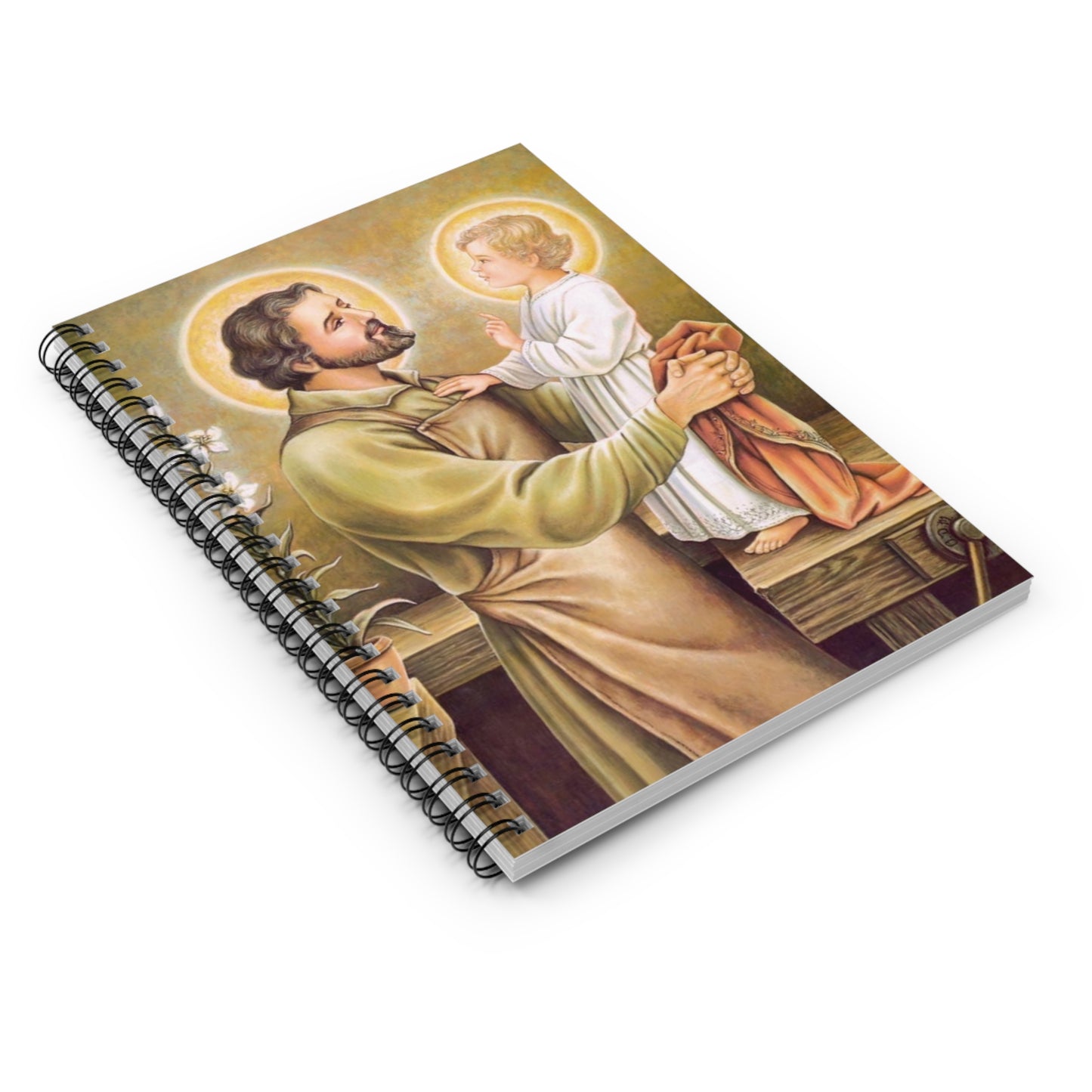 Saint Joseph the Worker Confirmation Notebook Gift, Adoration Journal for Father's Day