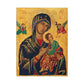 Our Lady of Perpetual Help Canvas Stretched Matte Religious Wall Art | Catholic Christmas