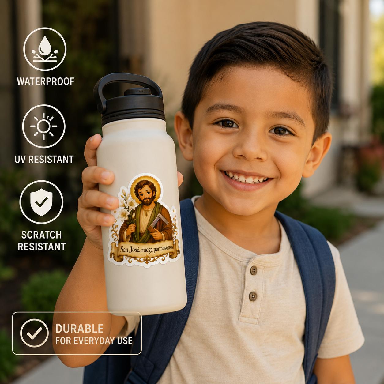 St. Joseph Die Cut Sticker, Catholic Patron of Fathers Decal