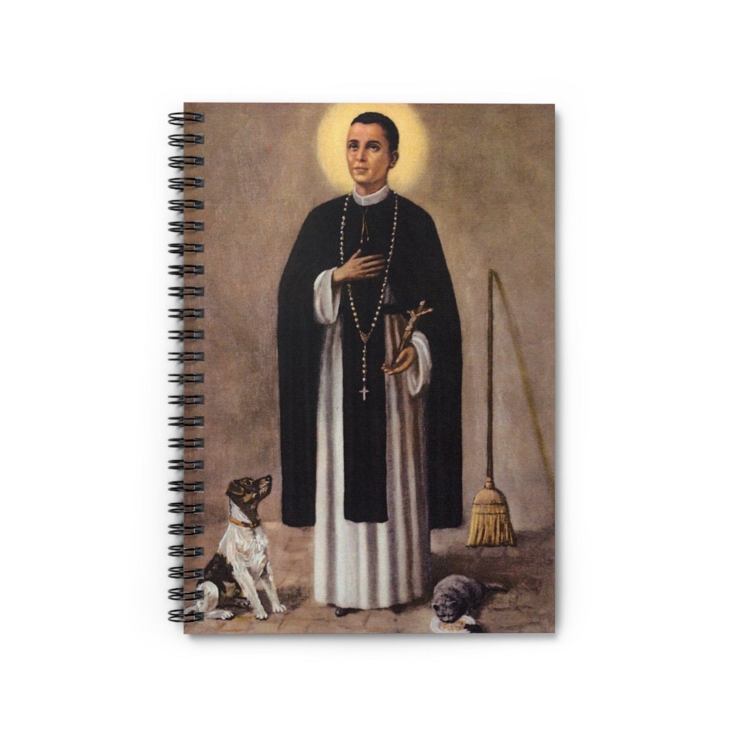 Saint Martin De Porres Catholic Notebook, November Saint Gift Idea, Traditional Catholic. Adoration Journal, Christian Diary