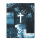 Inspirational Wall Art Canvas, Jesus Decoration, Christian Home Decor, Blue Ocean Design, Religious Gift