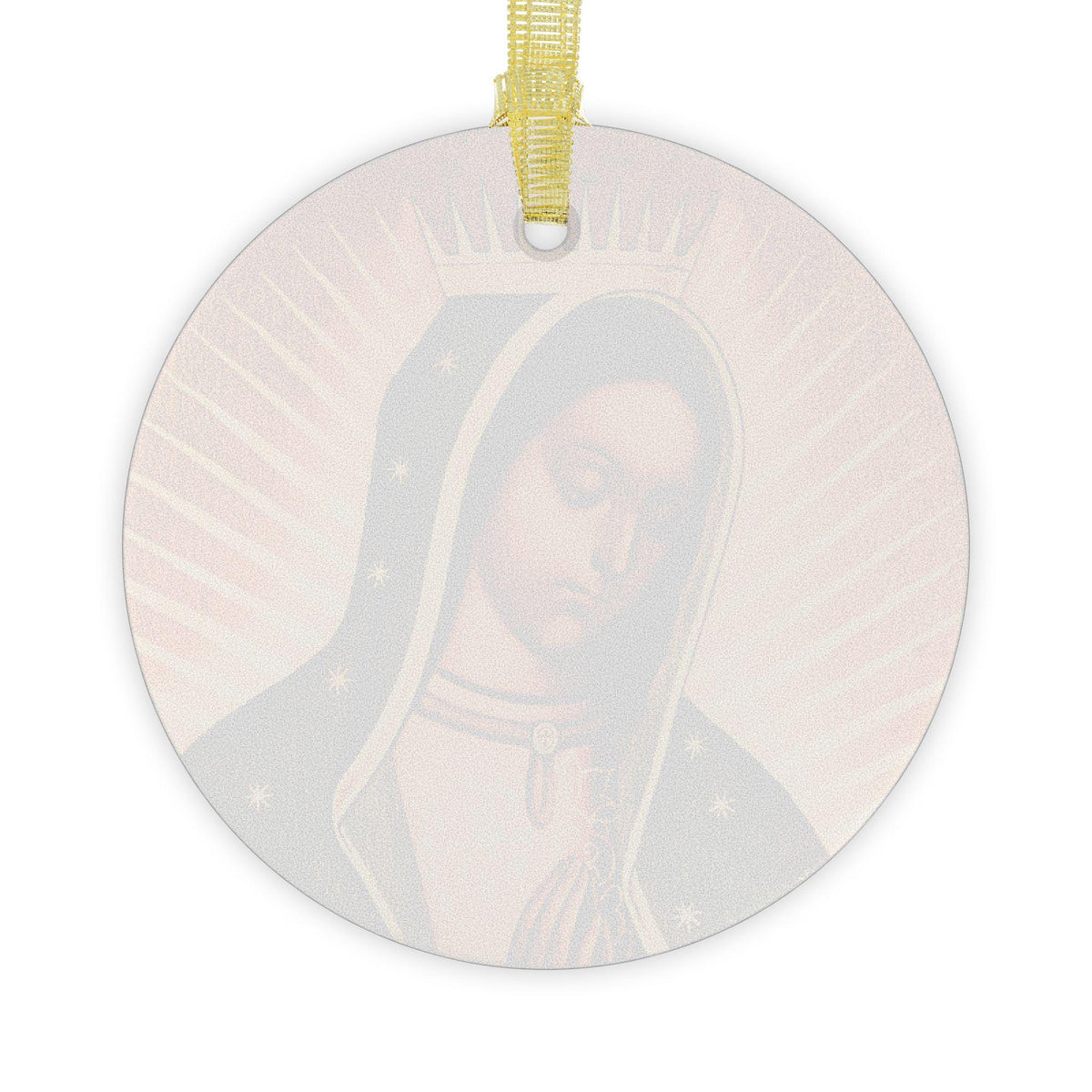 Our Lady of Guadalupe Glass Ornament, Catholic Christmas Gift