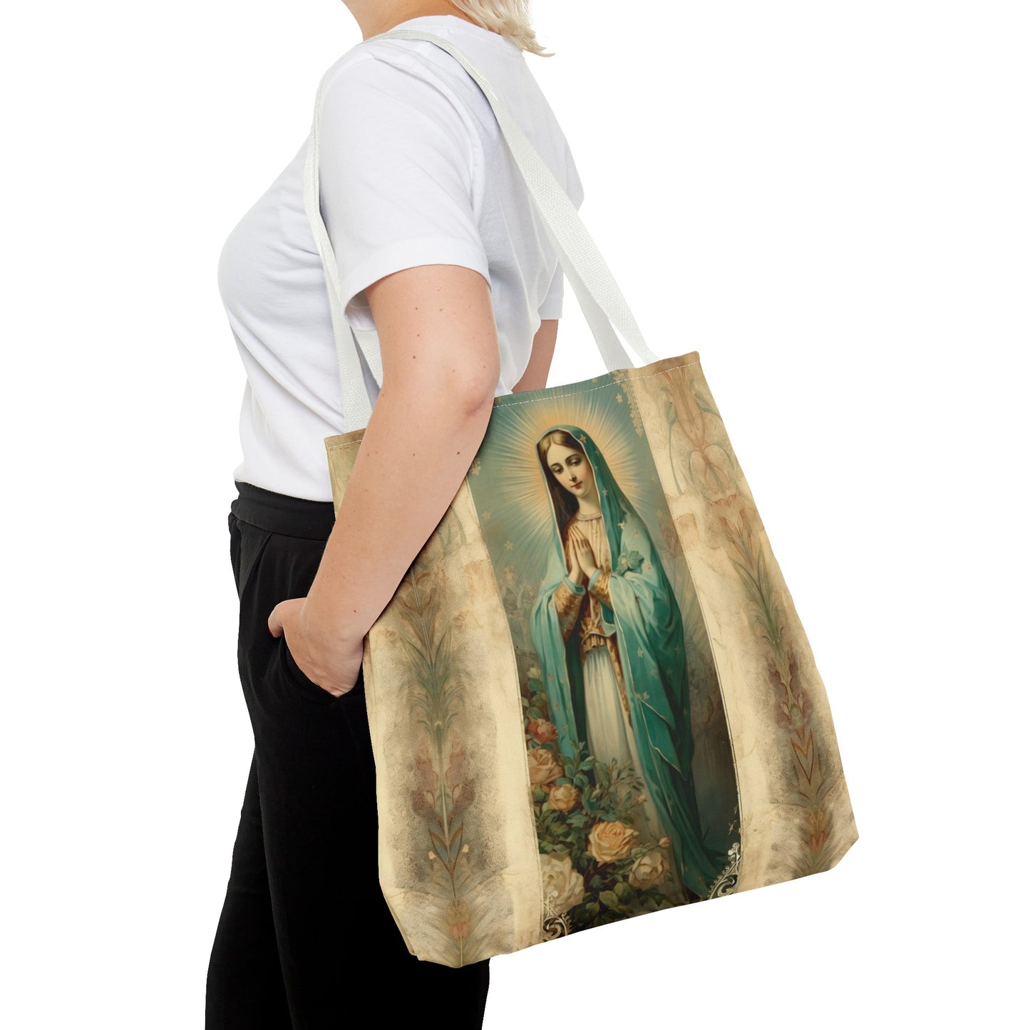 Our Lady of the Immaculate Conception Tote Shoulder Bag, Church Bag, Mother of God