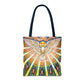 Holy Spirit Tote Bag – Mosaic Art Canvas Shoulder Bag