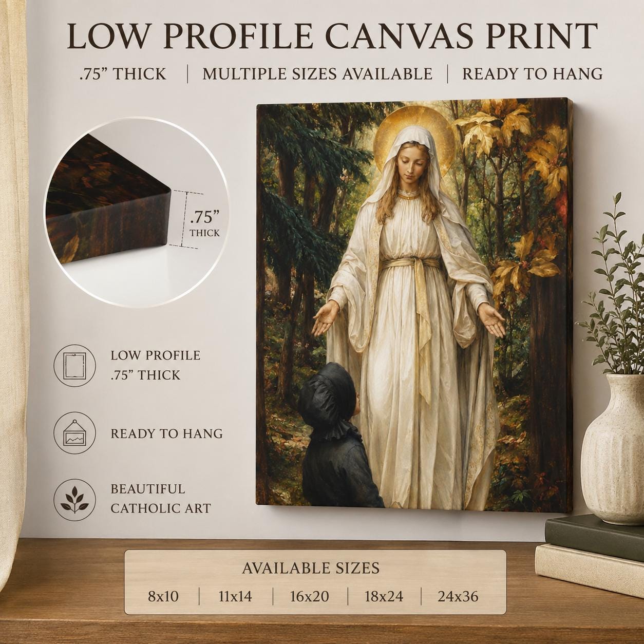 Our Lady of Champion canvas print — additional product photo