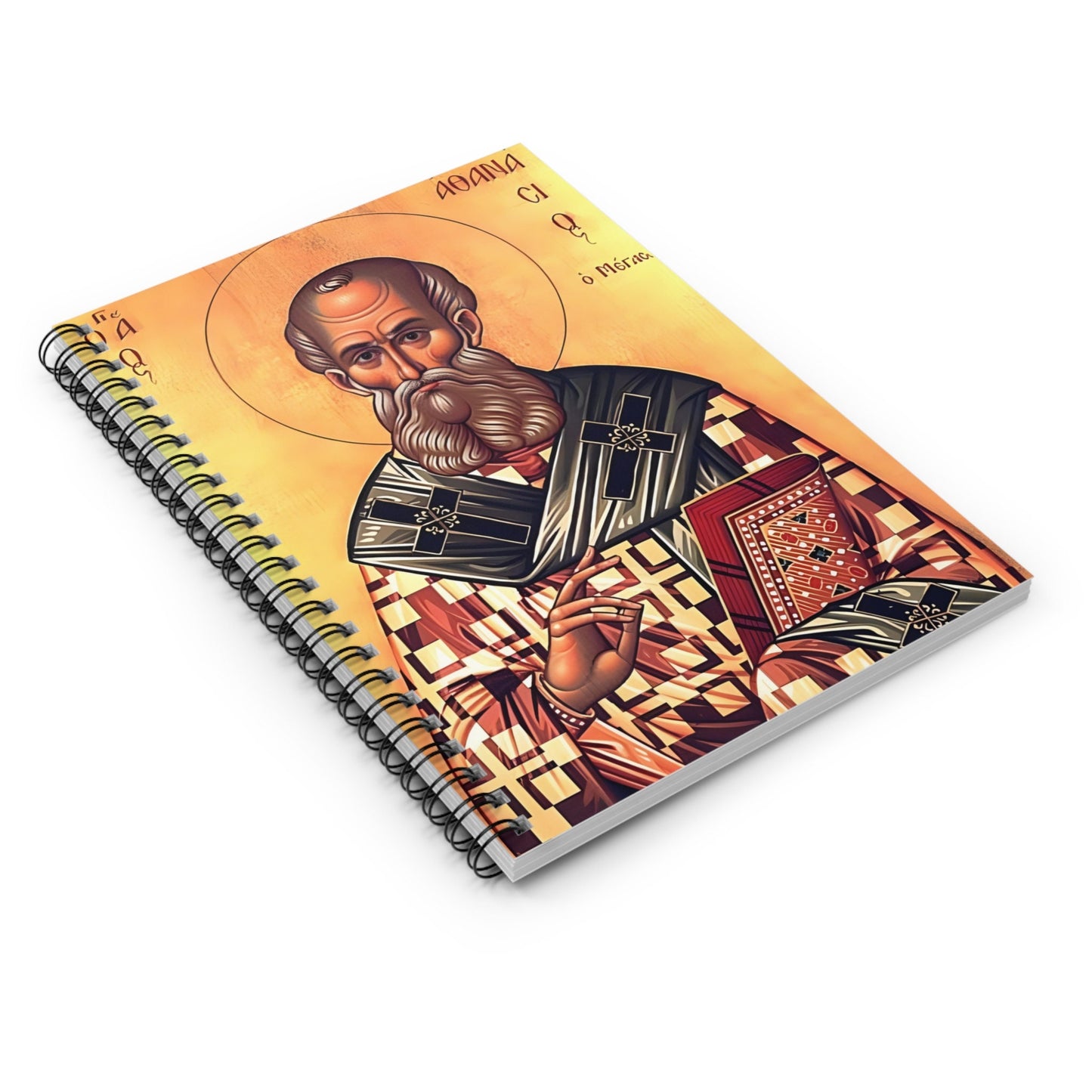 Saint Athanasius Catholic Notebook, Confirmation Gift Journal