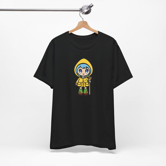 Luce Unisex Tee featuring the Catholic Jubilee Year mascot — Catholic gift from Glory Be Gifts