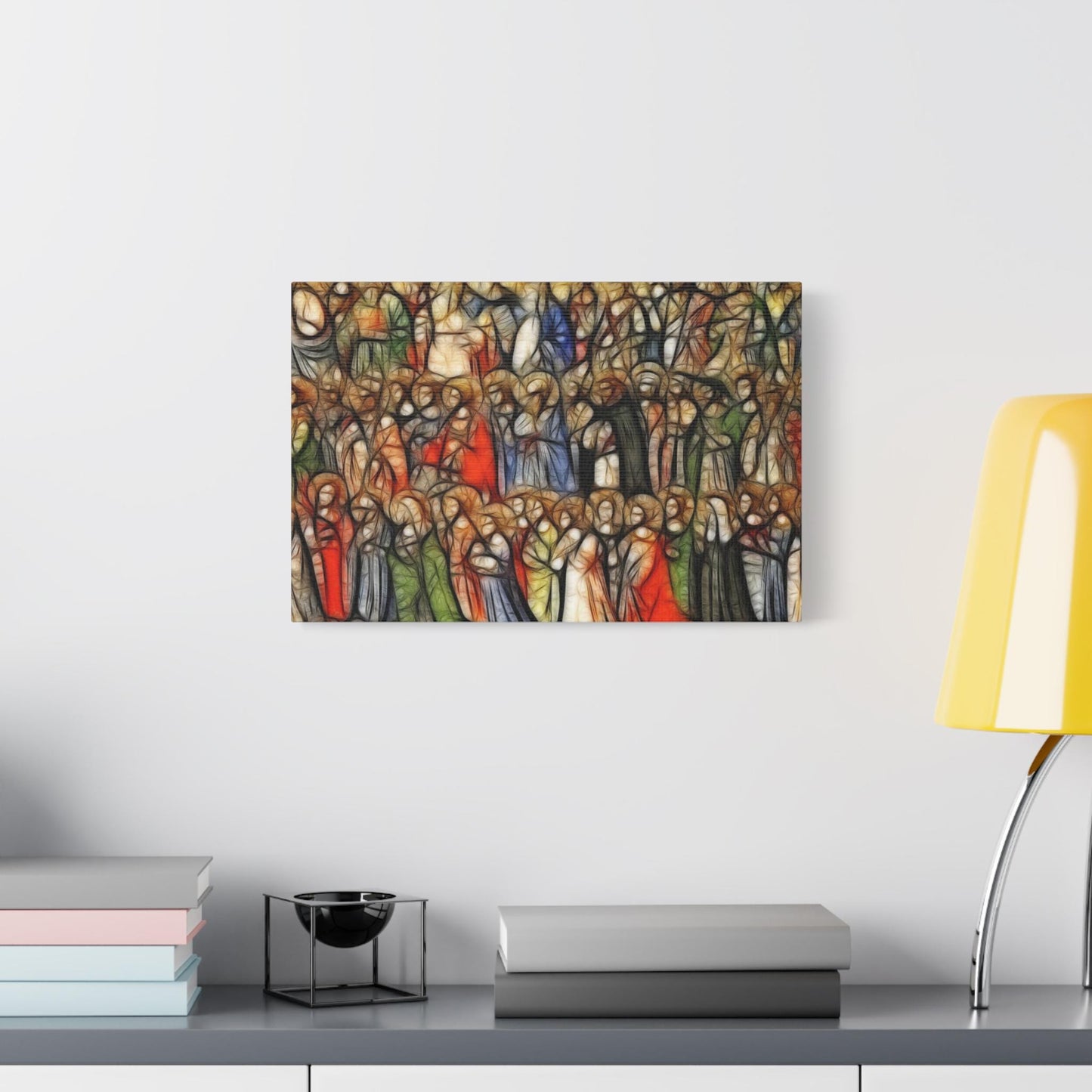All Saints Day Watercolor Canvas – Catholic Art