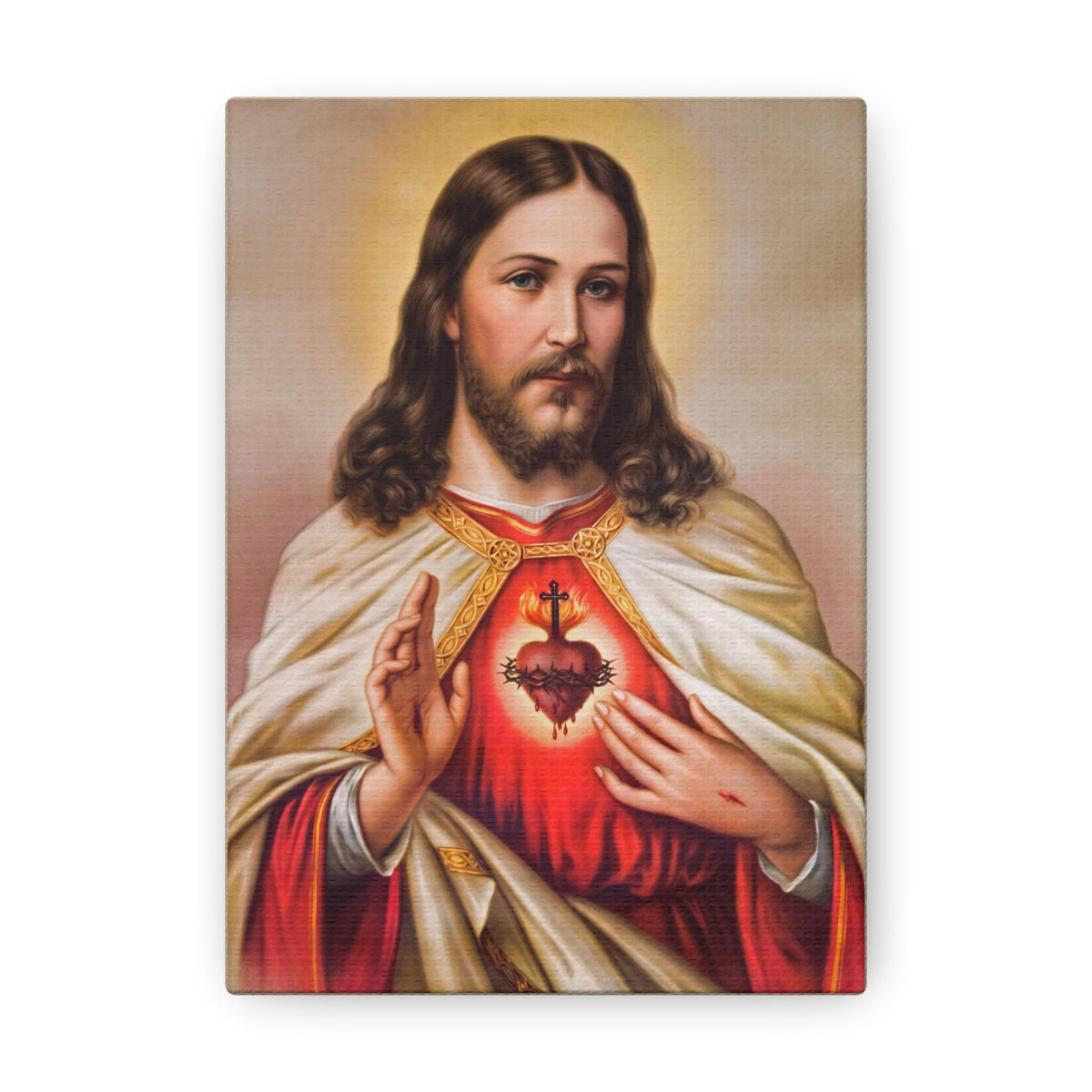 Sacred Heart of Jesus Catholic Canvas