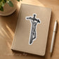 Catholic Crucifix Sticker Jesus Christ Pope JPII Ars Deo Sacred Art by Brian J Kelliher Vinyl Decal Catholic Gift Car Laptop Waterbottle