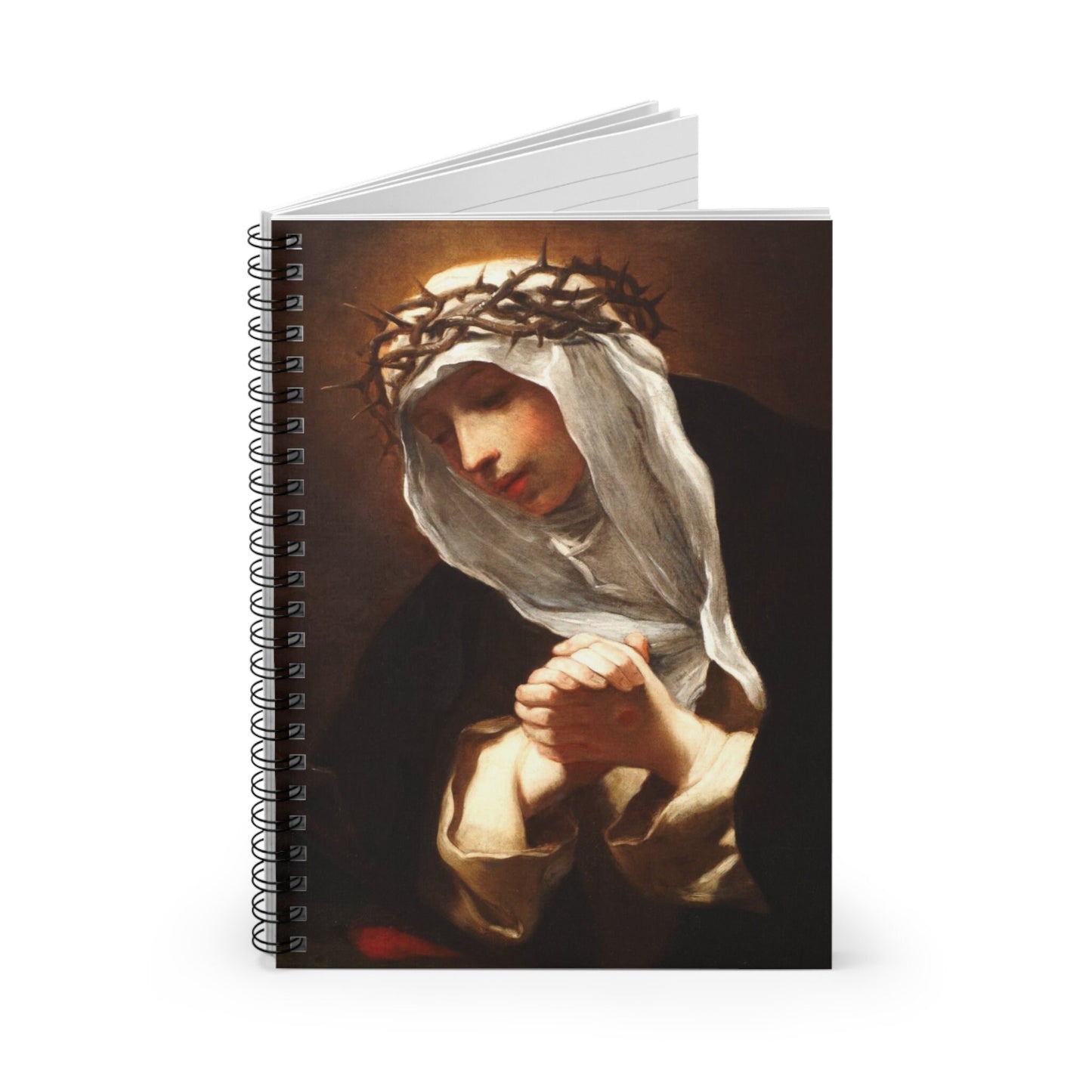 Catherine of Siena Devotional Journal, Catholic Notebook Gift for Religious Ed student, Confirmation Saint Gift Idea