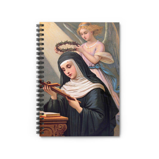Saint Rita of Cascia Adoration Journal, Catholic Confirmtion Notebook Gift