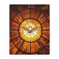 Holy Spirit Vatican Window Canvas, Catholic Wall Art