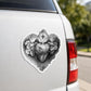 Sacred Hearts Crucifix Magnet Bundle, Catholic Ars Deo Set