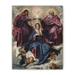 Coronation of Mary canvas print, Queen of Heaven prayer space art — Catholic gift from Glory Be Gifts – view 2