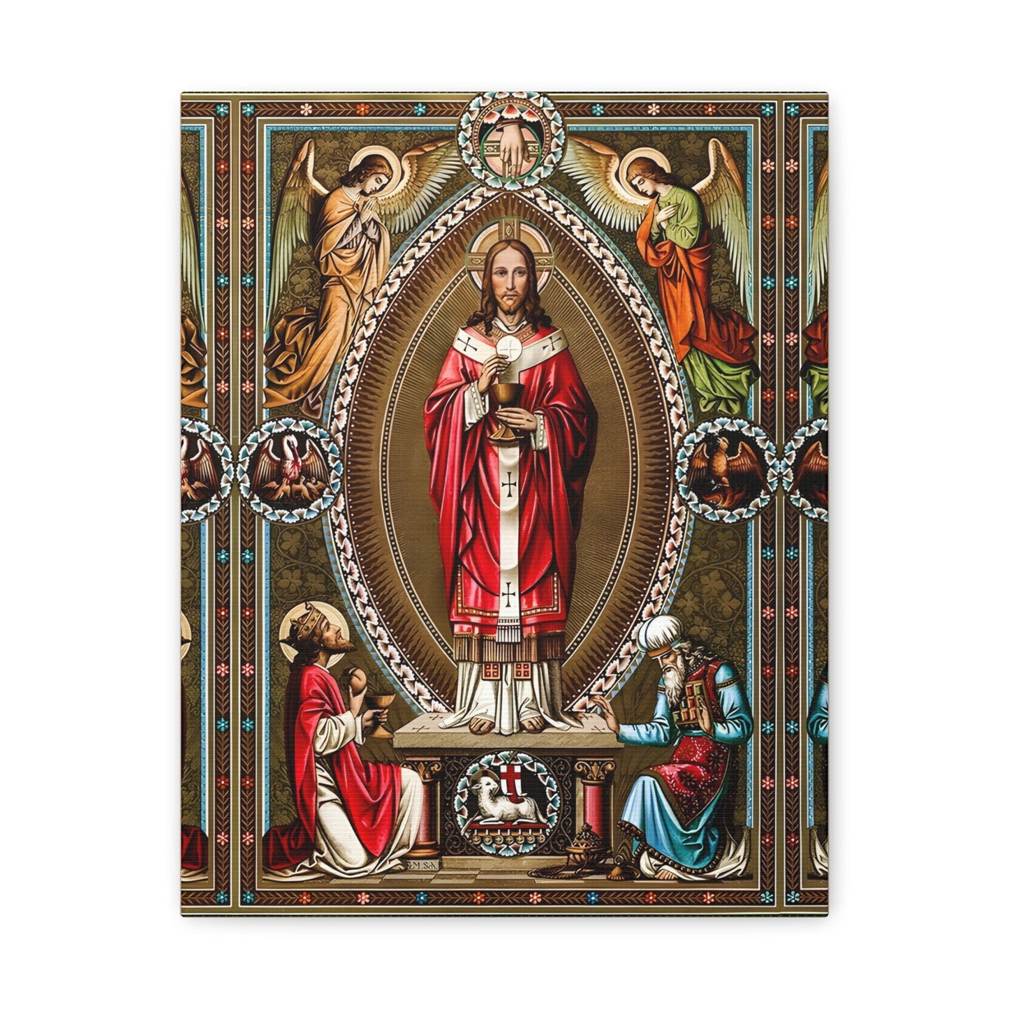 Jesus the High Priest Catholic Canvas Print