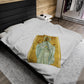 Our Lady of Champion Plush Blanket, Catholic Velveteen