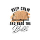 Keep Calm and Read the Bible Sticker