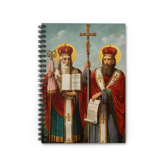 Saints Cyril and Methodius Catholic Confirmation Notebook Gift, Adoration Journal
